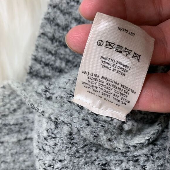 Anthro Angel Of The North Grey Cowl Neck Sweater - Picture 9 of 10